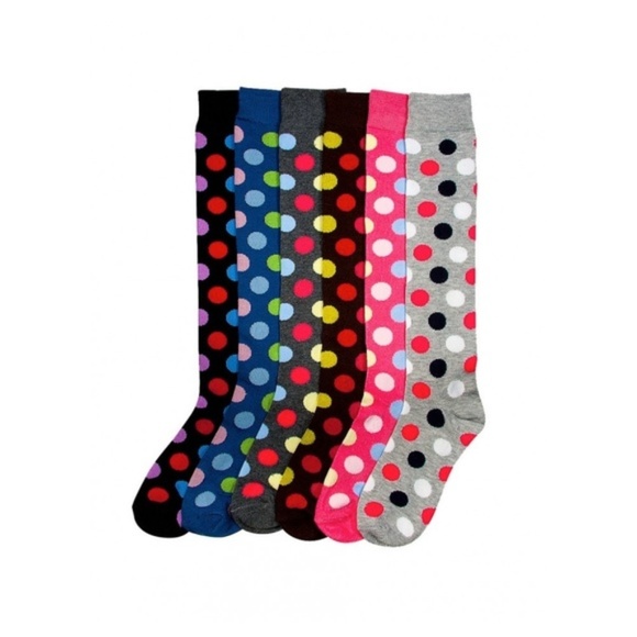 Accessories - Bundle of Colorful Polka Dot Socks